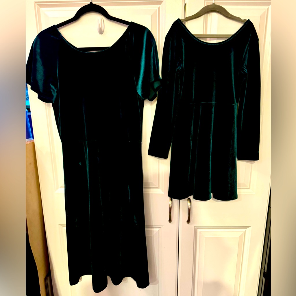 Mommy And Me Velvet Dresses